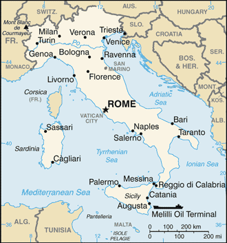 Italy map