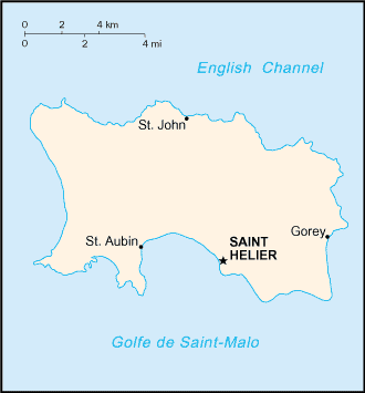 Jersey map