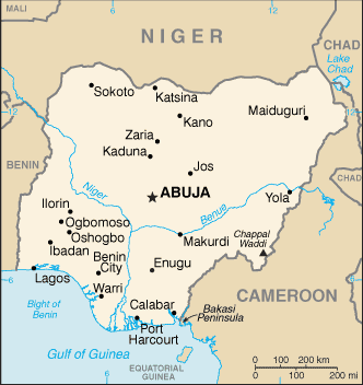 Nigeria map