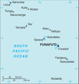 Tuvalu map