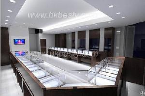 Display Showcase For Jewelry Store And For Selling Diamond Jewelry