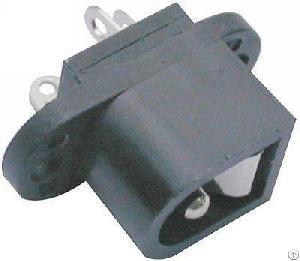 Dc Power Jack Wqp-dc0160 Vertical Type 2.0 Or 2.5mm Center Pin