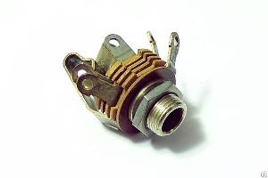 Stereo Jack, 1 / 4 Inch 6.35mm Connectors, Double Closed, Switchcraft