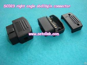 Sc023 Right Angle Obd 16pin Connector Obdii Adapter