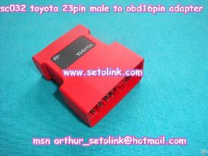 Sc032 Toyota 22pin To Obd16pin Connector Adapter