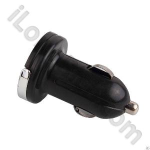 Min Usb Car Charger-set For Ipad And Iphone-black