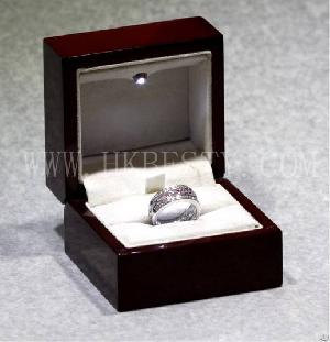 Happy Wedding Ring Boxes Wigh Light