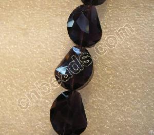 Large Diamond Cut Crystal Beads Cashew Glass Beads 2012 Fashion Jewelry Crafts
