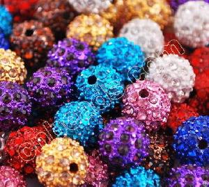 Metal Rhinestone Beads Shambhala Jewelry Bead Fashion Jewelry Accessories