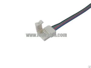 Rgb Click Connector 1 Side Wired Voor Led Strips