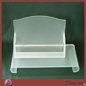 China-style Acrylic Name Card Holder With Logo Print For Wholesale