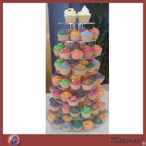 Reasonable 8-tier Transparent Acrylic Cupcake Tree