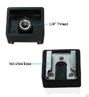 Hot Shoe Base W / 1 / 4 Inch Thread Pro Dslr Rig