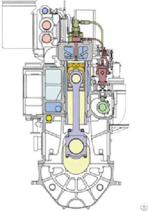 hanshin 6lh34l power 1618kw rotate 310rpm thrust generator