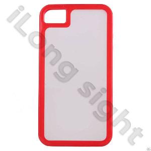 Environment-firendly Antibaterial Tpu Cases For Iphone 4-red