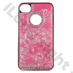 Luxury Diamond Series Hard Cases For Iphone 4s Pink