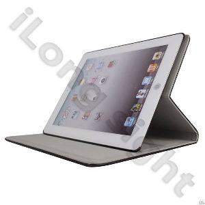 Ultra-slim Leather Case Cover With Built-in Stand For The New Ipad / Ipad 3 Black