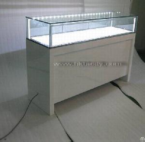 2012new Style Specularity White Sunglasses Counter Display With Storage