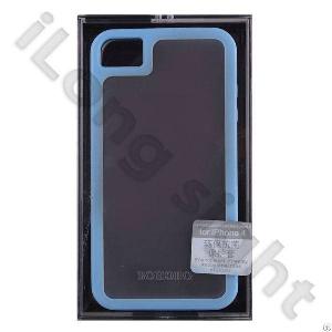 Environment Firendly Antibaterial Tpu Cases For Iphone 4-blue