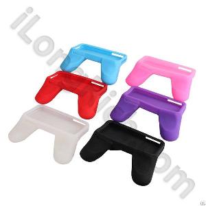 Game Handle Soft Silicone For Iphone4 / 4s-blue