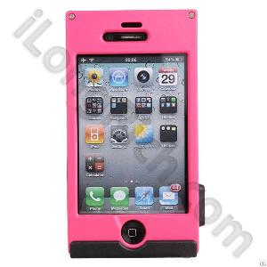 Hashy Icamera Series Hard Plastic Cases For Iphone 4-red