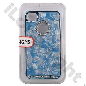 Luxury Diamond Hard Cases For Iphone 4 / 4s