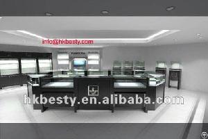 Customize Jewelry Kiosk Design With Led Lights