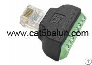 Cat 5 To 8 Pin Screw Terminal