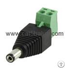 female barrel plug power connector