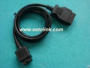 obdii male 24pin female testing cable