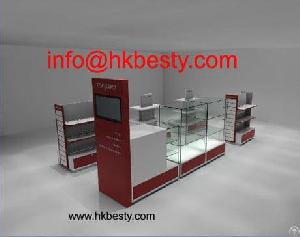 Jewelry Display Furniture And Cabinet And Showcase With Led Lights