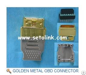 Assemblied Metal Obd Connector 16pin Male