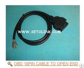 Obd 16pin Male Cable To Open End We Produce High Quality Obd Cable