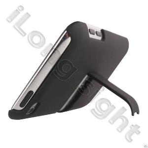 Ultrathin Hard Cases With Stand Holder For Ipod Touch4 Black