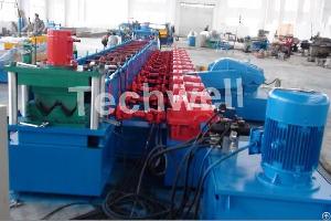 Highway Guardrail Roll Forming Machine For Safety Guardrail