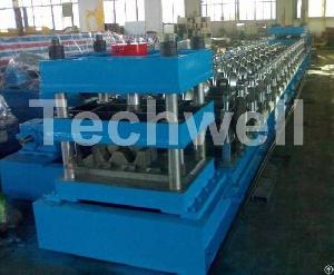 W Beam Guardrail Roll Forming Machine Produced By Wuxi Techwell