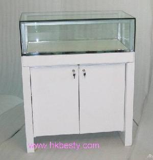 Wooden Show Cabinet In Jewelry Store