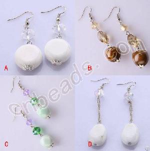 ceramic crystal beads earring 2012 fashion earrings