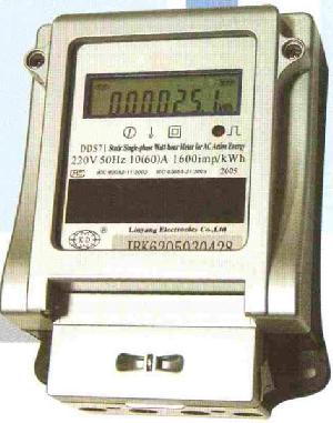 Dds71-static Single-phase Watt-hour Meter For Ac Active Energy / With Anti-tamper Function / With Rs