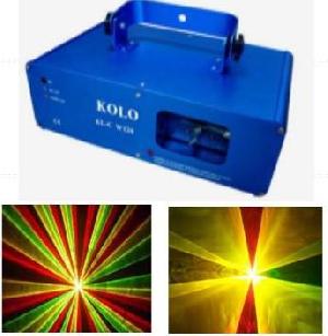 260mw Rgy Tri-color Laser Light, Stage Light, Laser Show, Disco Light With Dmx For Dj Pro