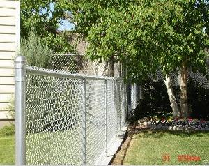 Galvanized Chain Link Fencing For Residential Use