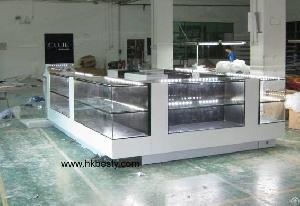 Tempered Clear Glass Jewelry Display Or Watch Display Showcase