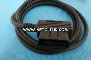2012 New Product 90 Degree Obd 16 Pin Connector