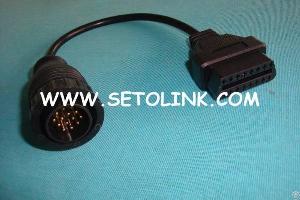 2012 New Product Obd 16pin To Benz 14 Pin Male Cable