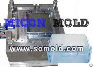 plastic injection mold refrigerator molding drawer mould