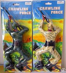 Crawling Soldier Toy Light Sound, Climbing Force Gun