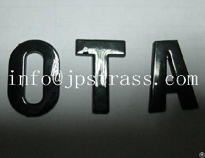 Letters Metallic Studs Hot Fix Ota Shape