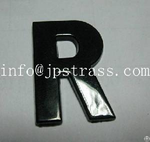 Letters Metallic Studs Hot-fix R Shape