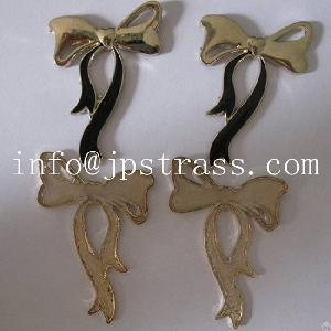 Butterfly Zinc Alloy Hot Fix Metallic Studs