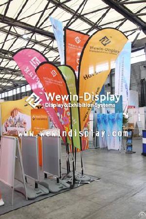 Sell Exhibition Flag With Flag Pole